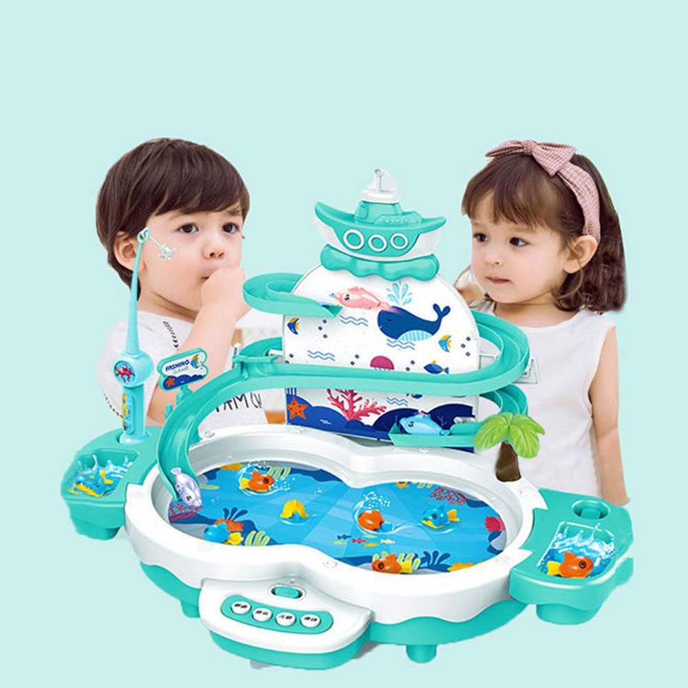 Little Angel - Kids Fishing Activity Play Toy - Green_3y