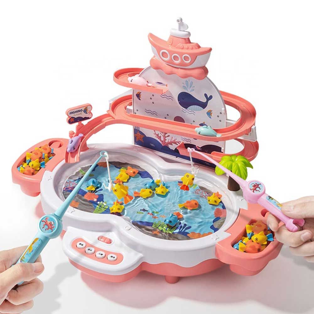 Little Angel - Kids Fishing Activity Play Toy - Pink_3y