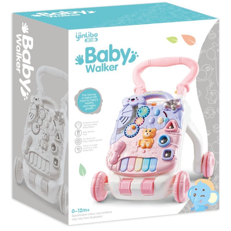 Little Angel Baby Learning Walker Pink - Pink/Purple