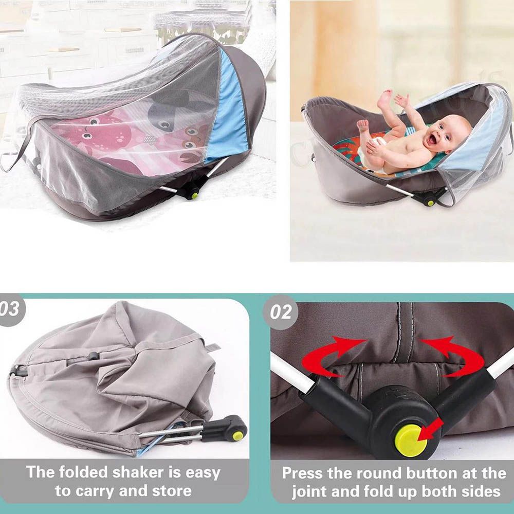 Little Angel - Baby Bassinet With Mosquito Net Portable Travel Crib