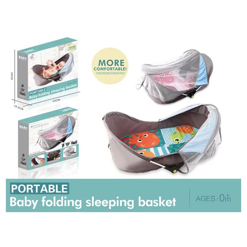 Little Angel - Baby Bassinet With Mosquito Net Portable Travel Crib