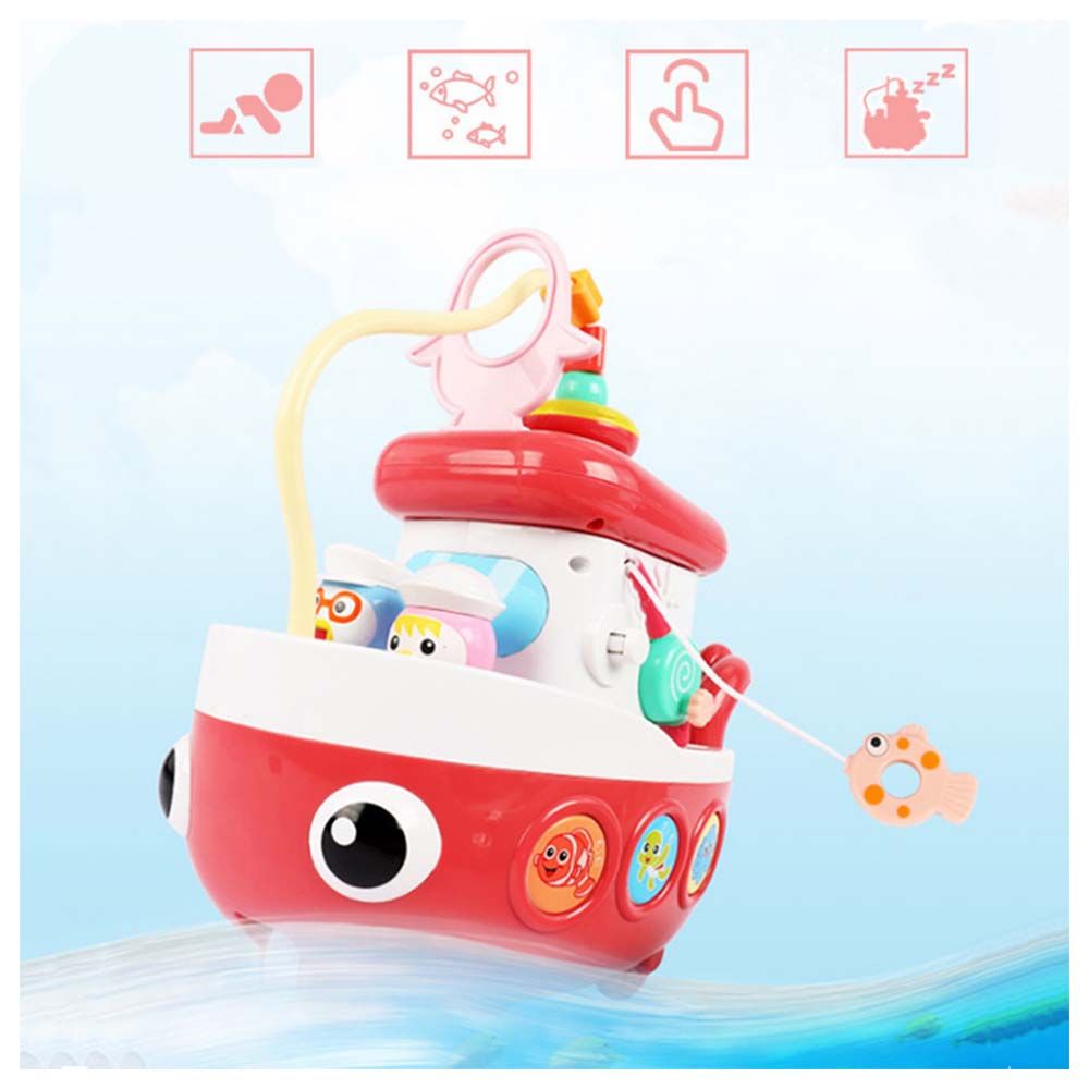 Baoli - Baby Educational Boat Toy - Red