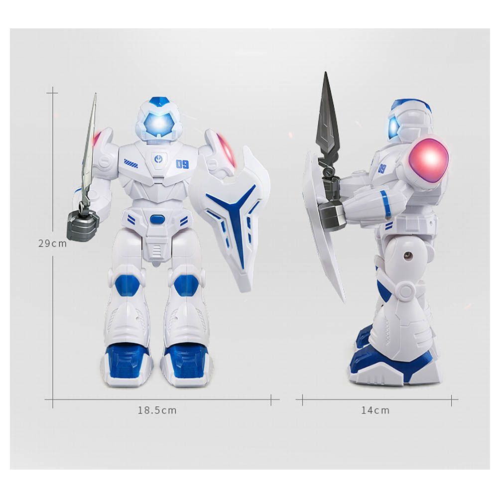 Little Angel - Kids Robot Mechanical Toy Robo-Cop With Music - Blue