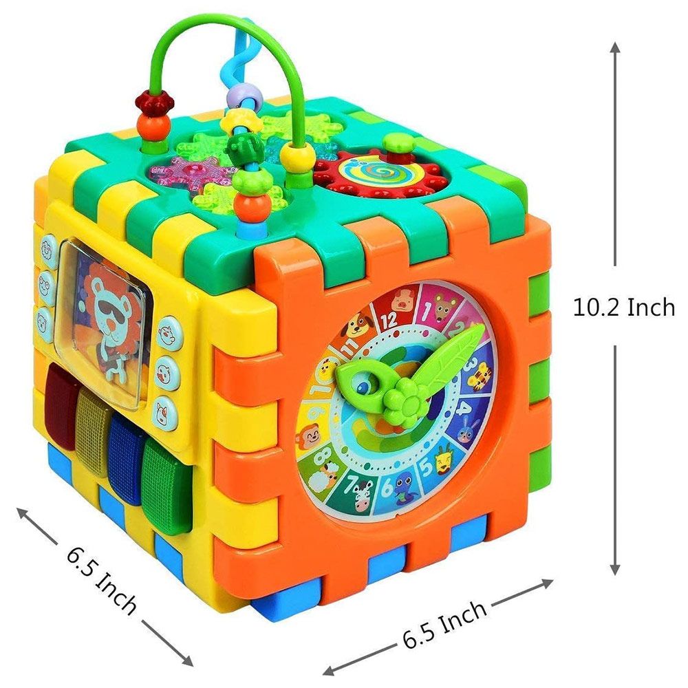 Goodway - Baby Activity Cube Educational Toy For Toddlers Fun Play