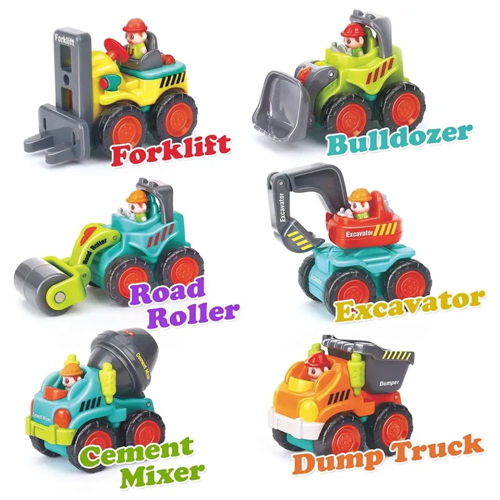 Hola - Kids Construction Toy Trucks 6pcs