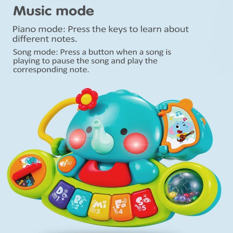 Hola Baby Toys Musical Activity Toy W/lights for 18+ m