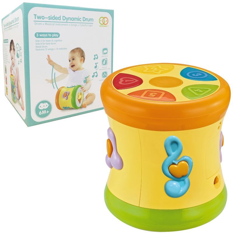 Goodway - Baby Musical Drum Educational Activity Toy With Lights