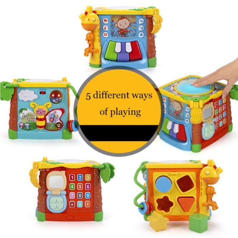 Goodway - Baby Activity Cube With Piano, Lights And Educational Games