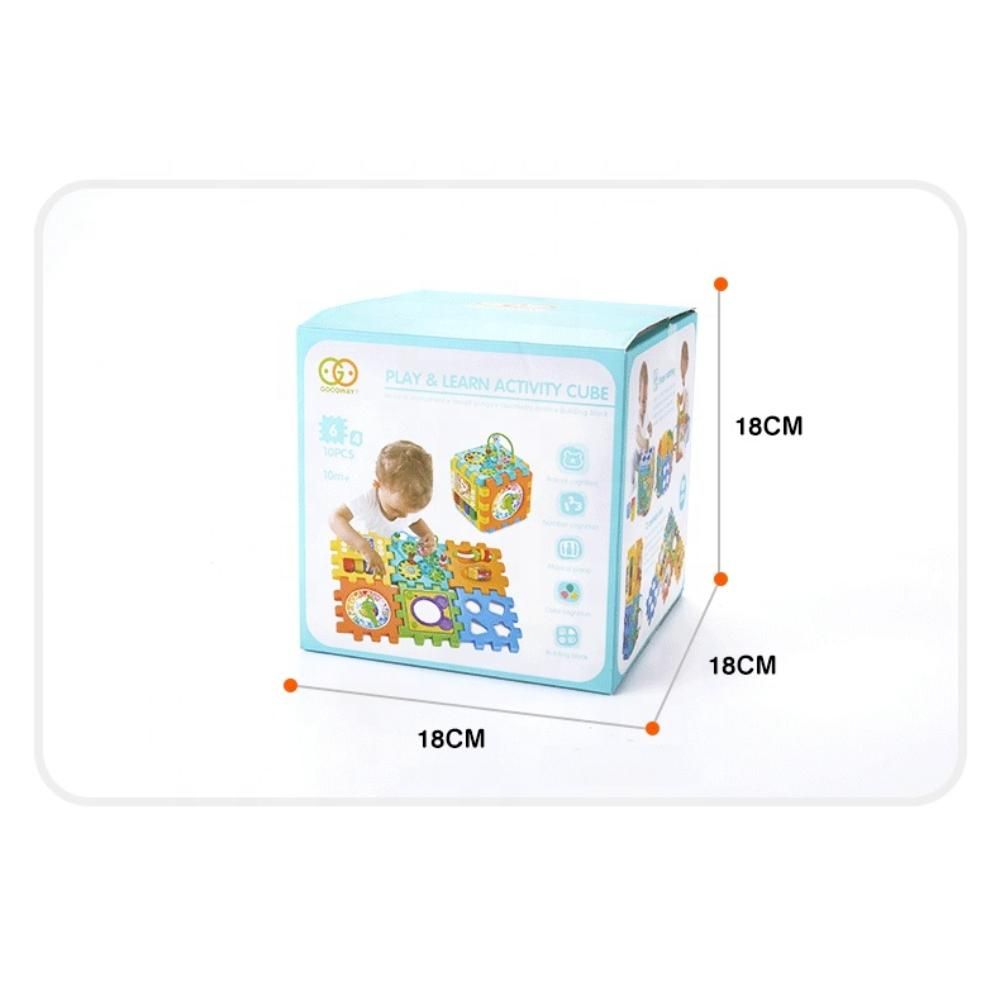 Goodway - Baby Activity Cube Educational Toy With Lights And Gears