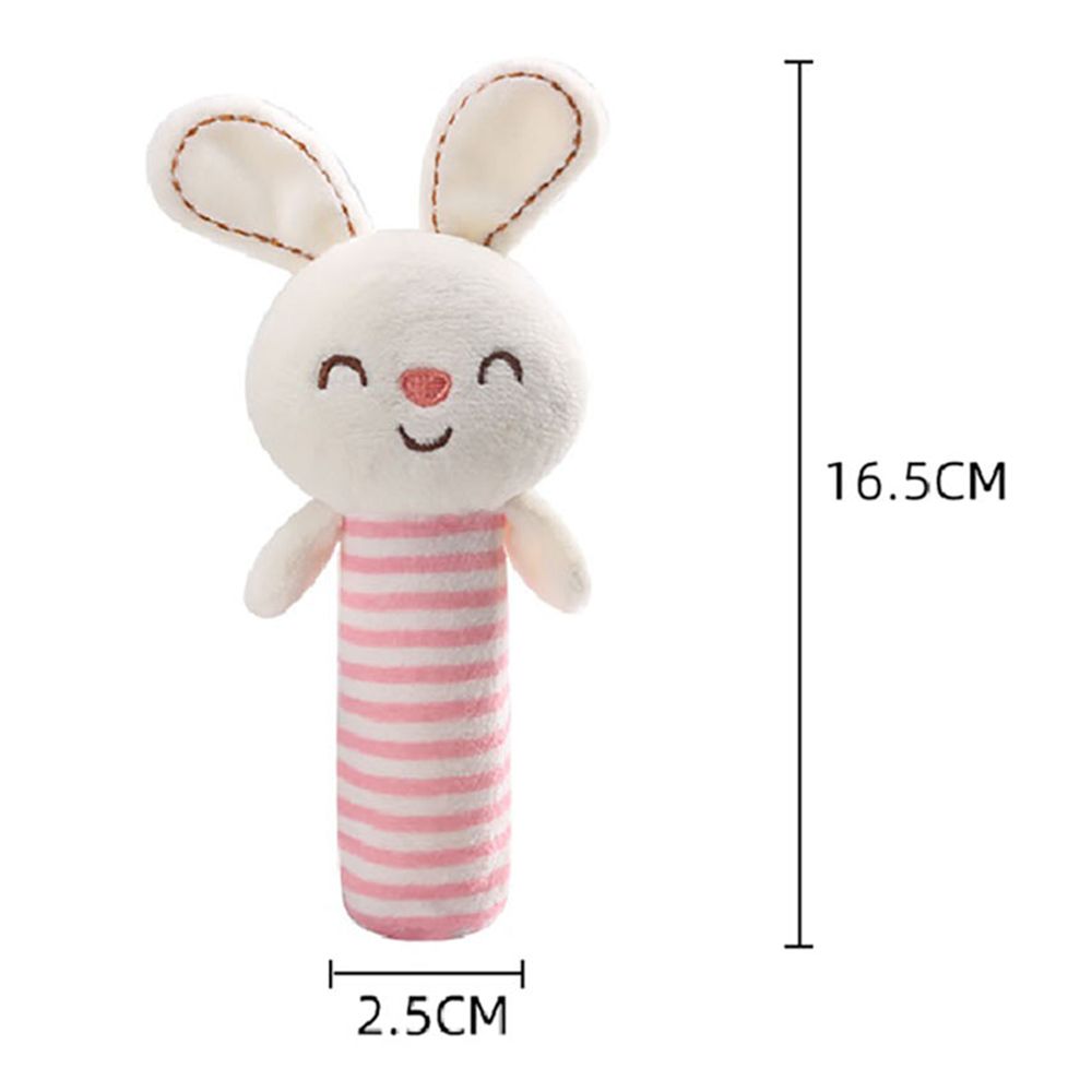 Little Angel - Baby Stuffed Animal Rattle Bar Toy - Rabbit