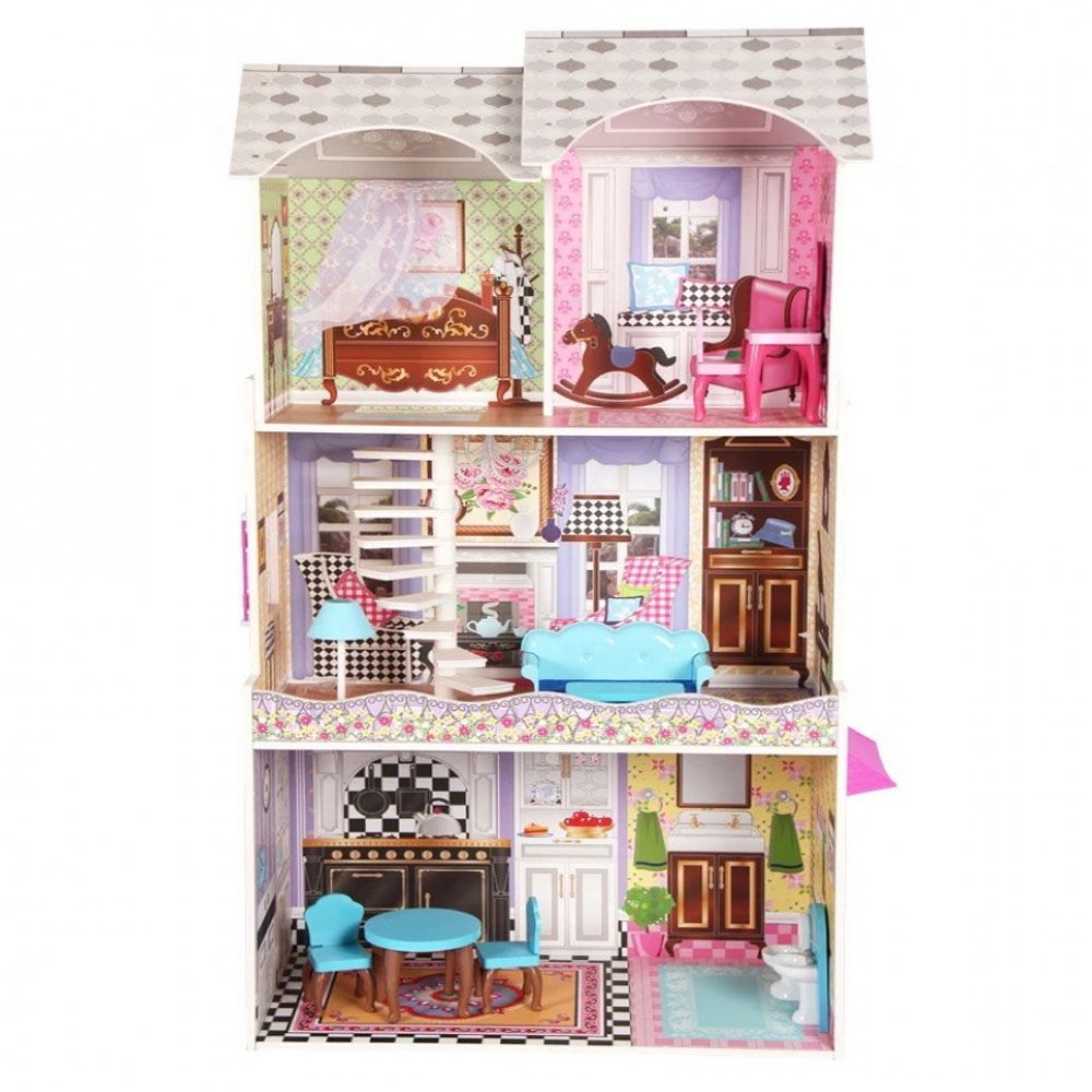 Little Angel - Wooden Doll House Pretend Play Toy