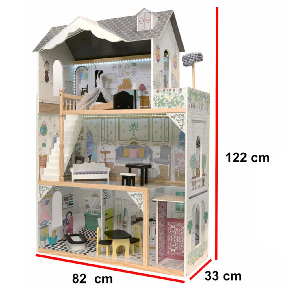 Little Angel - Doll House Pretend Play Furniture Playset