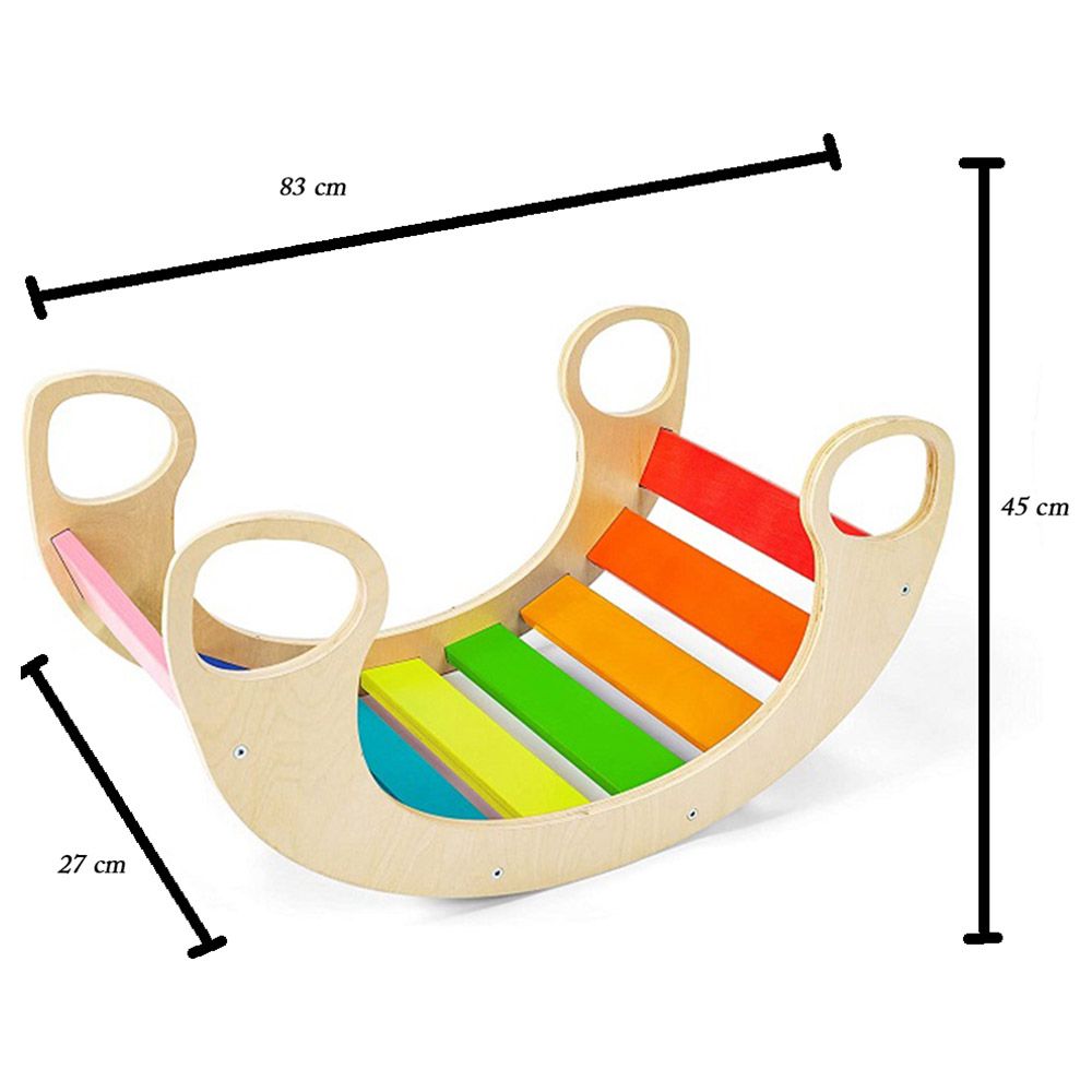 Little Angel - Kids Rockers Wooden Multicolor Rocker