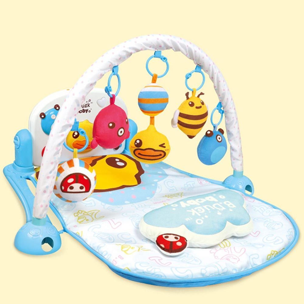 Little Angel - Baby Play Mat Comfy Play Gym - Blue