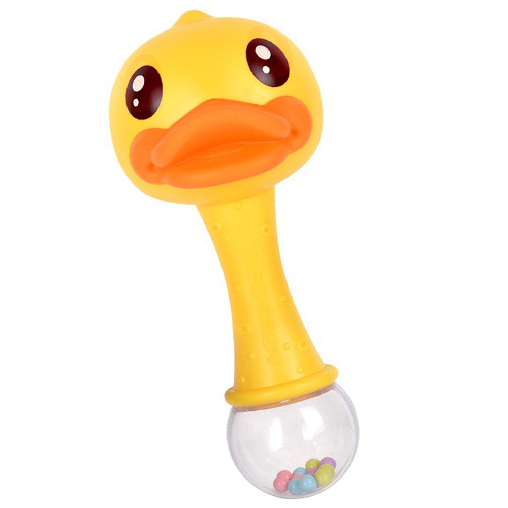 Little Angel - Baby Rattle Duck Shaker Toy - Orange