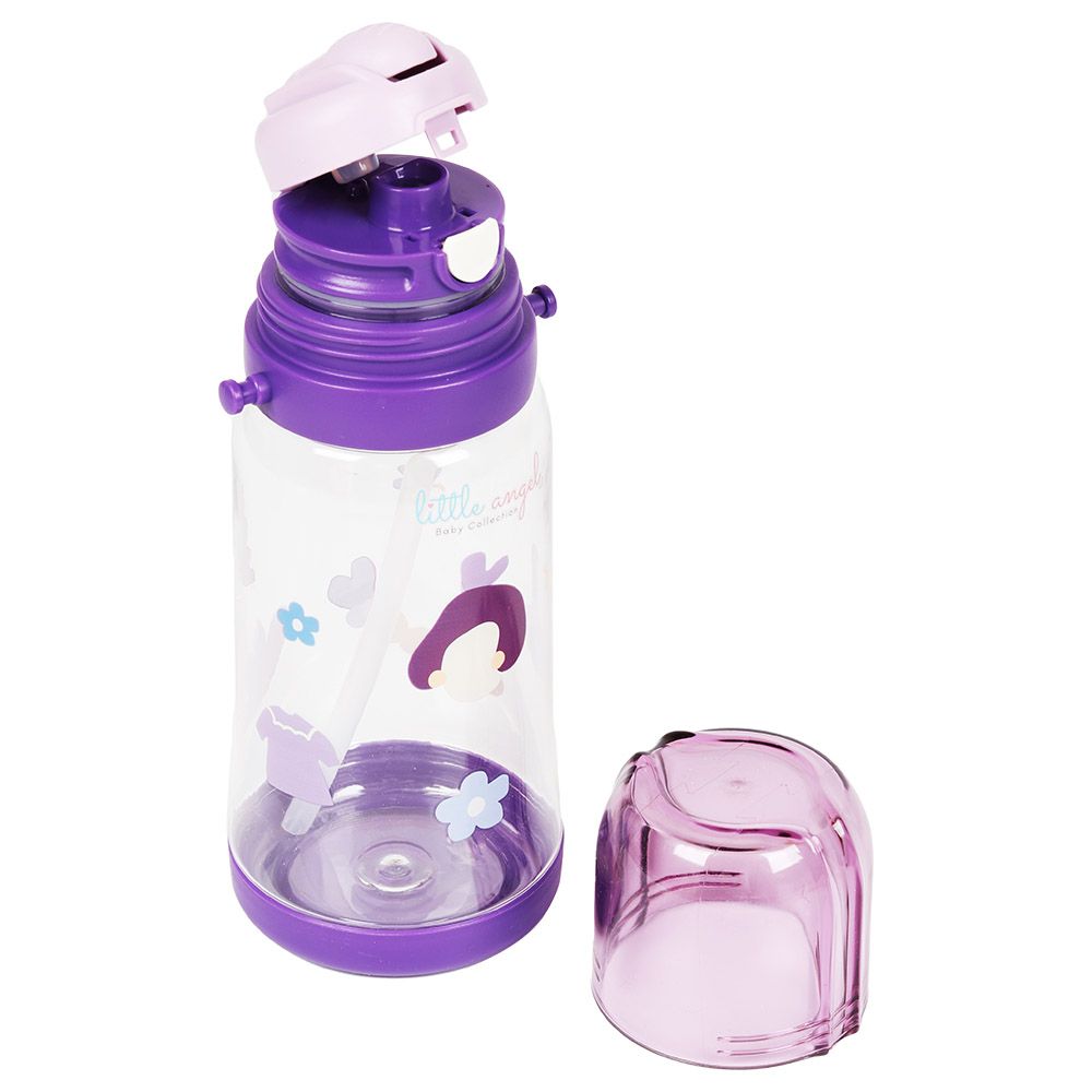 Little Angel - Kids Water Bottle - 600ml - Purple