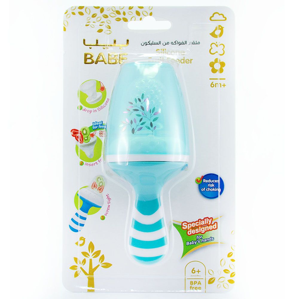 Babe - Baby Silicone Fruit Feeder Blue