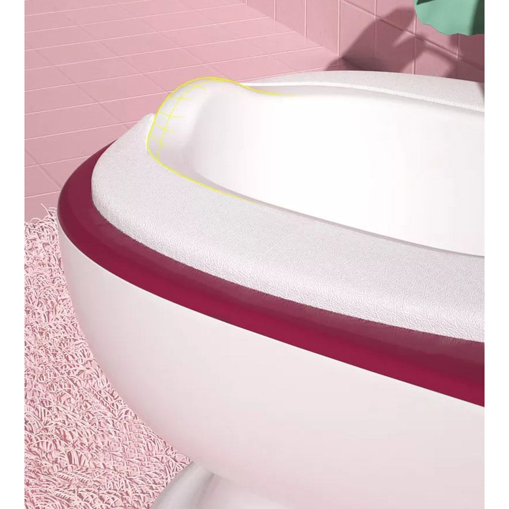 Little Angel - Baby Potty Seat - Maroon_9m