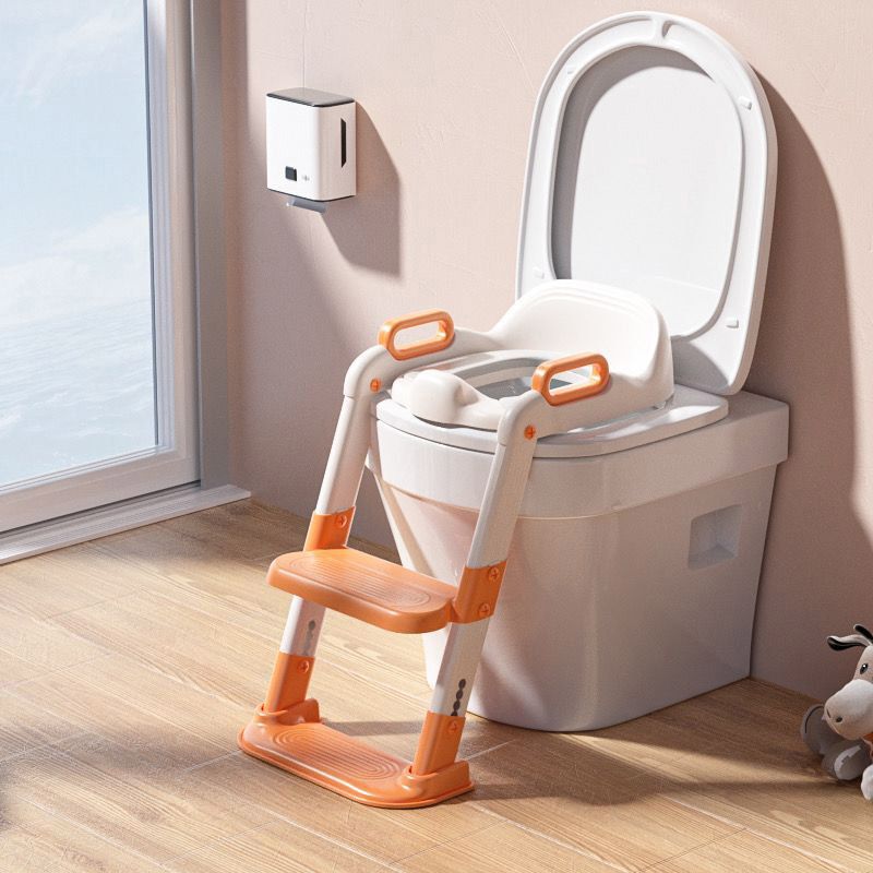 Little Angel - 
Baby Potty Trainer Foldable Step Stool - Orange