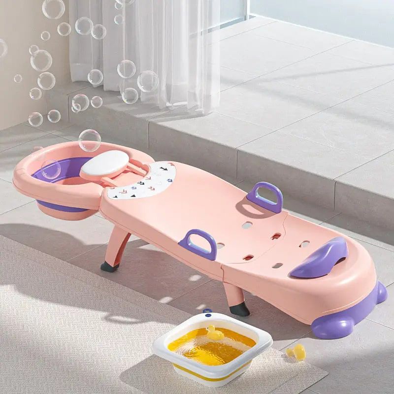 Little Angel - Baby Bath Shampoo Chair - Pink