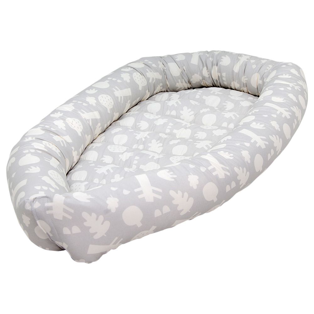 Little Angel - Comfortable Baby Nest Bed Grey