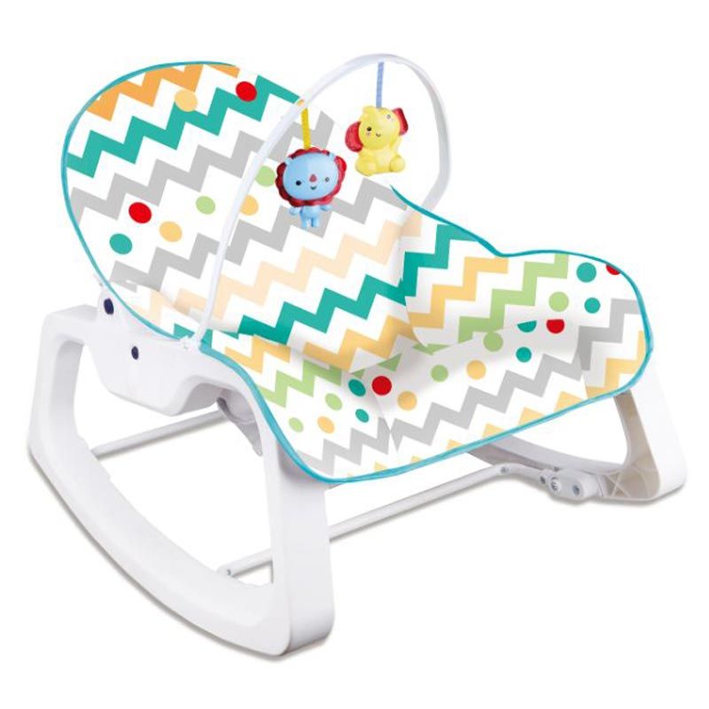 Little Angel - Baby Rocking Chair With Toys Portable Bouncer Seat 