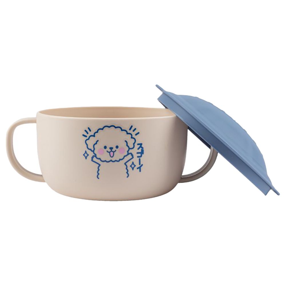 Little Angel - Kids Printed Feeding Bowl w/ Handle - Cream