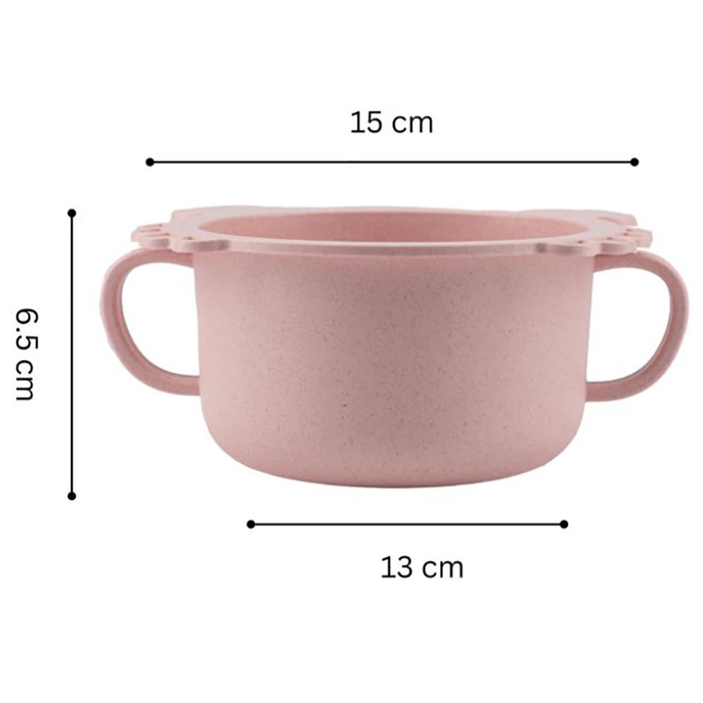 Little Angel - Kids Crab Shape Feeding Bowl - Pink