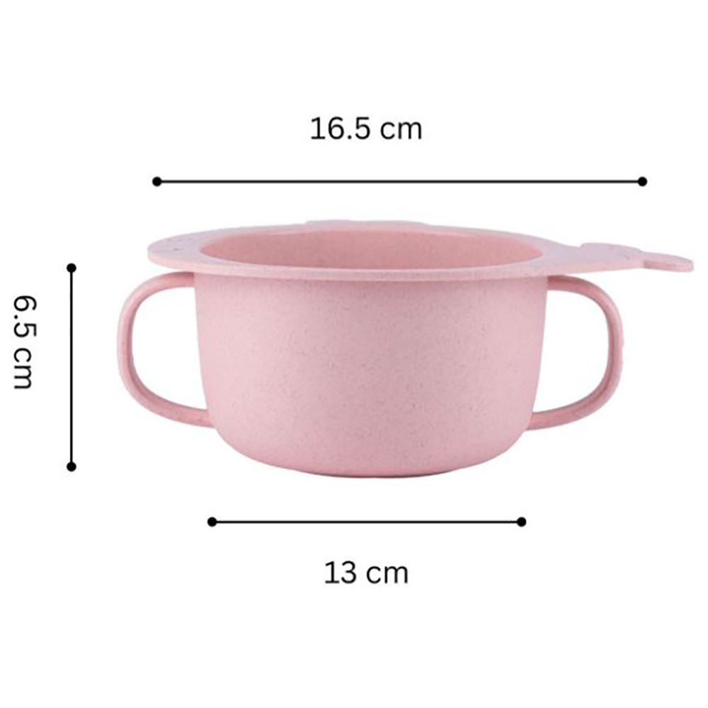 Little Angel - Kids Fish Shaped Feeding Bowl - Pink