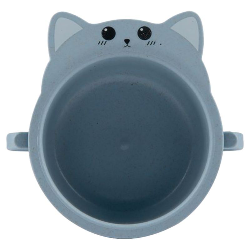 Little Angel - Kids Animal Feeding Bowl w/ Handle - Blue