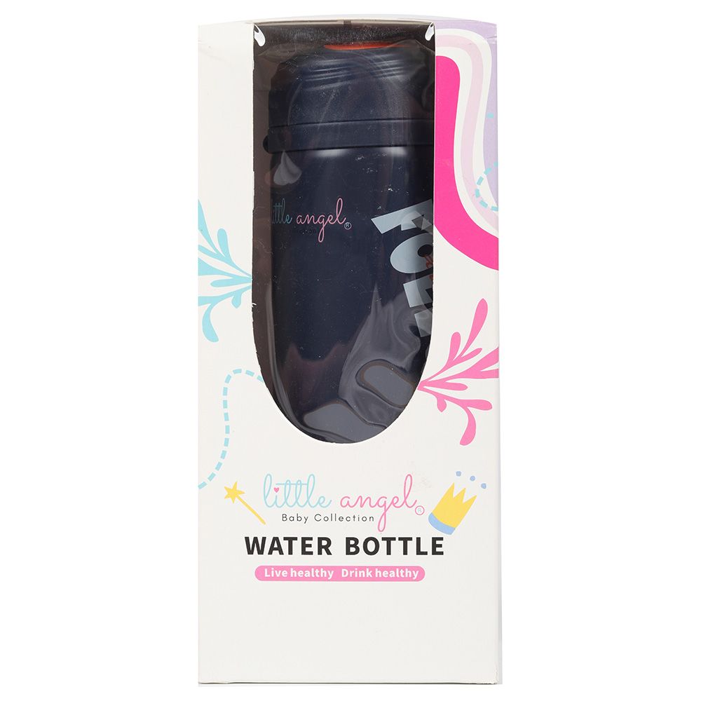 Little Angel - Kids Steel Water Bottle - 400ml - Navyblue