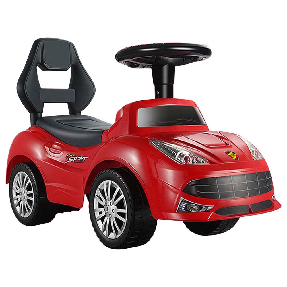 Little Angel - Kids Musical Push Ride On Car For Toddlers - Red