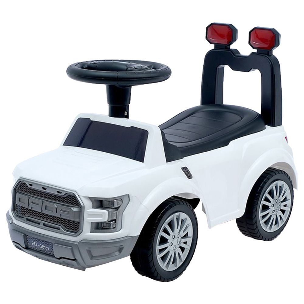 Little Angel - Kids Musical Push Ride On Car For Toddlers - White