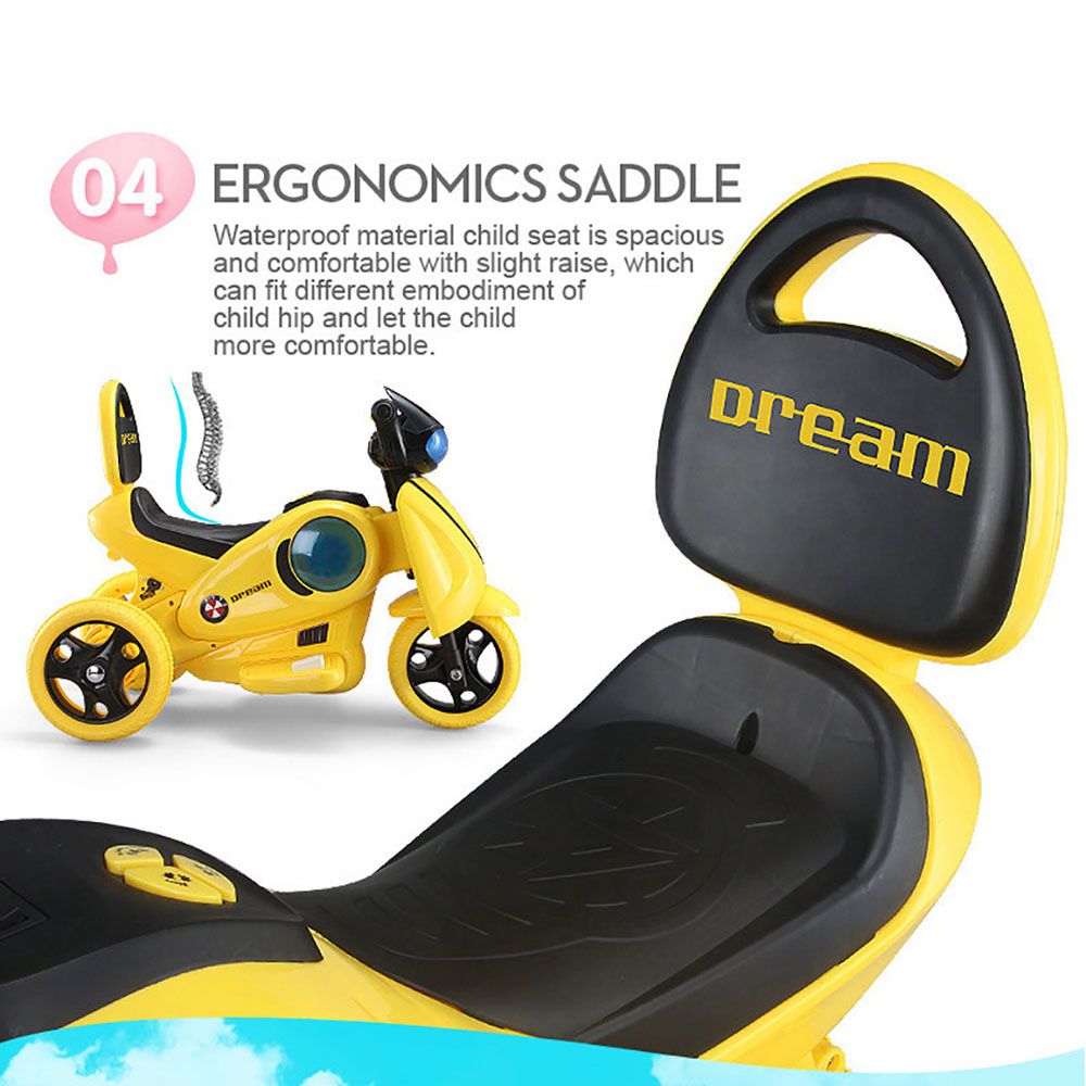 Little Angel - Kids Motorcycle Electric Ride On - Yellow