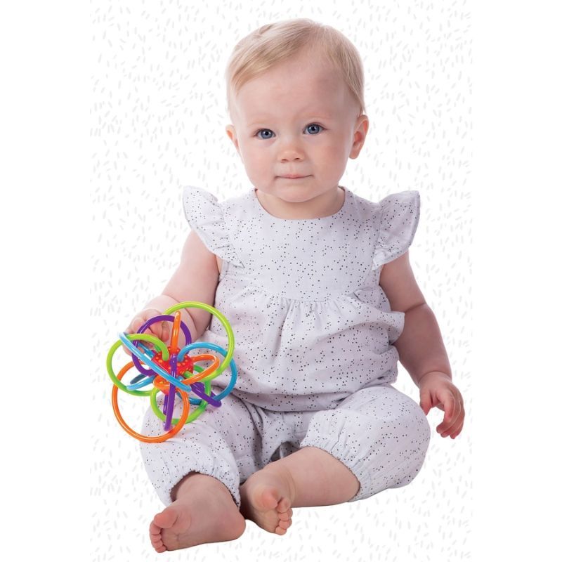 Goodway - Baby Teething Rattle Toy - Colorful Sensory Toy For Newborns