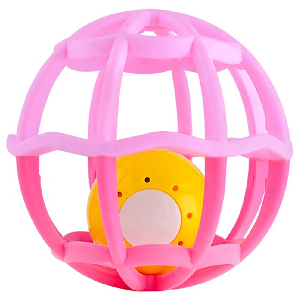 Goodway - Baby Rattle Toys Teether for 3+ Months - Pink