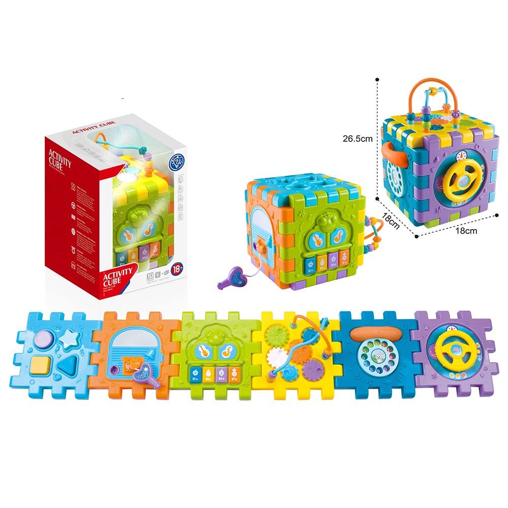 Huanger - Baby Toys Activity Cube Toy for 18+ Months