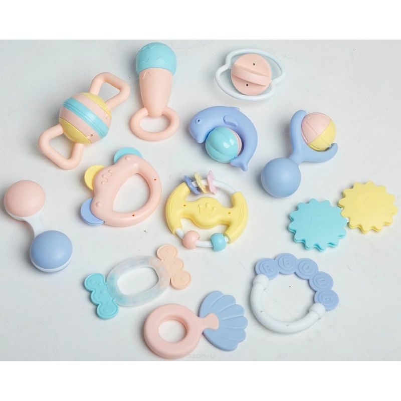 Huanger - Baby Rattles Sensory 11pcs for Newborn