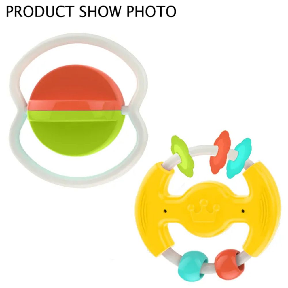 Huanger - Baby Rattles & Teether Giftset - 8pcs