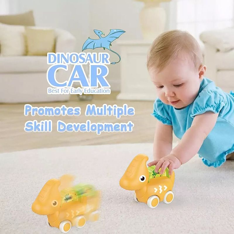 Huanger - Paractenosaurus Toy Car - Yellow