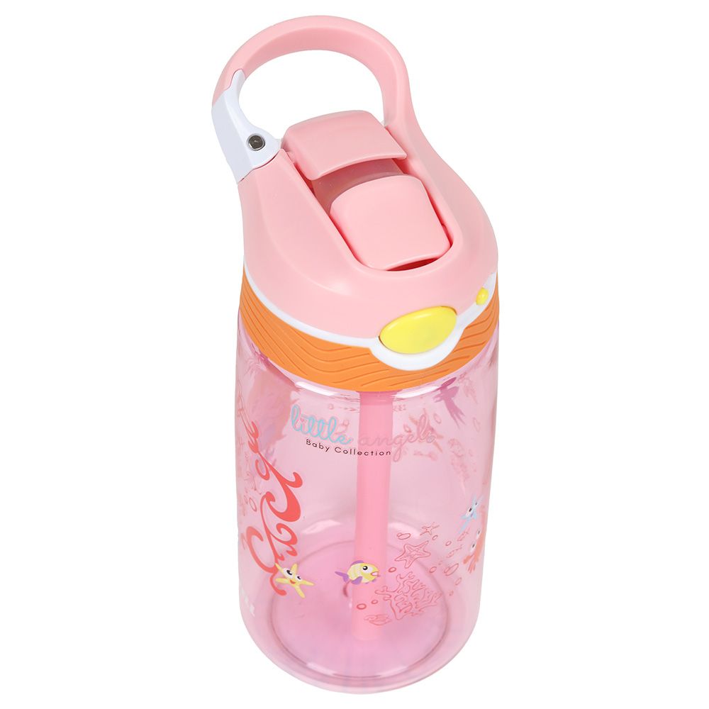 Little Angel - Kids Water Bottle - 450ml - Baby Pink