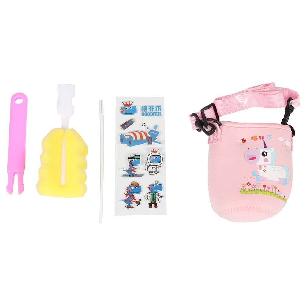 Little Angel - Kids Water Bottle - 450ml - Baby Pink