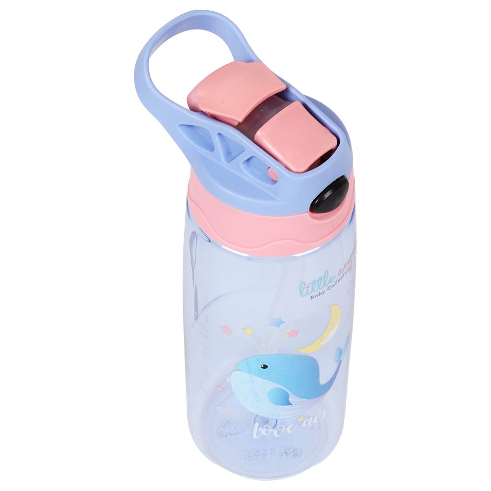 Little Angel - Kids Water Bottle - 600ml - Blue/Pink