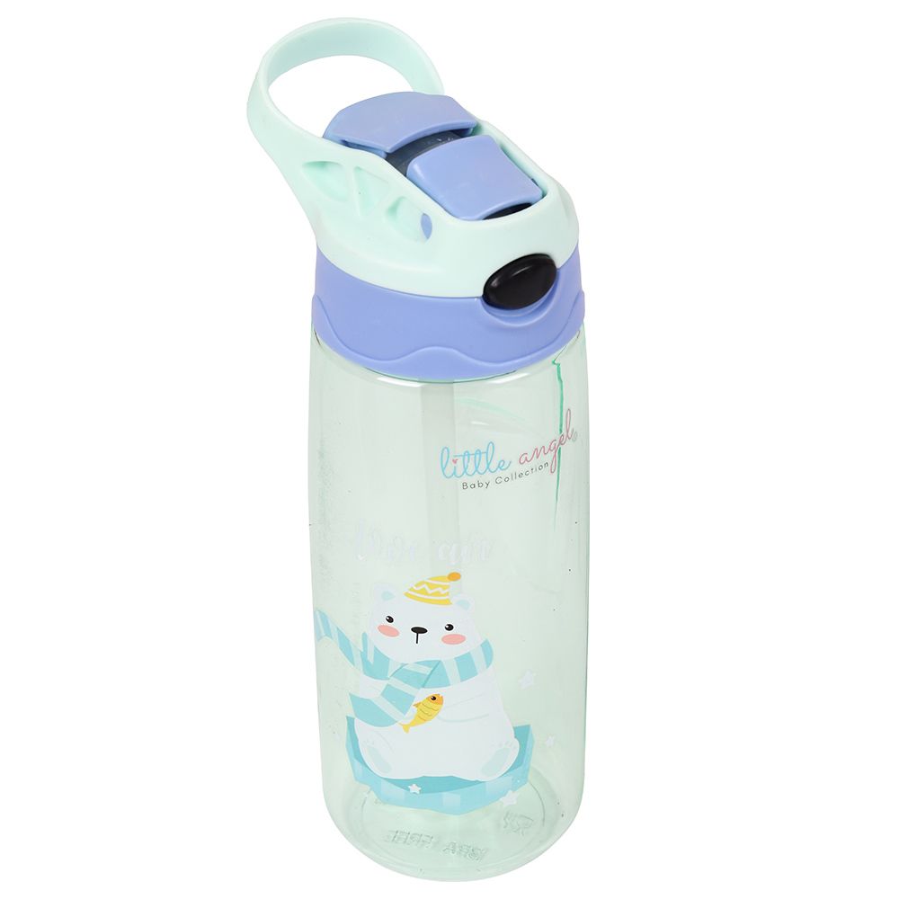 Little Angel - Kids Water Bottle - 600ml - Green/Blue