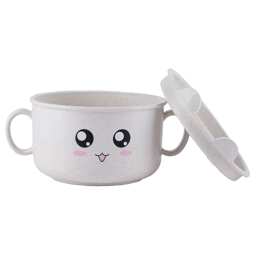 Little Angel - Kids Feeding Bowl w/ Handle - Cream