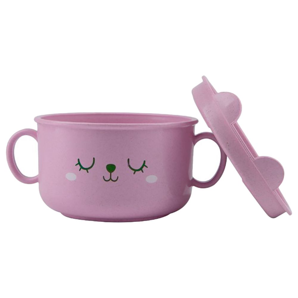 Little Angel - Kids Feeding Bowl w/ Handle - Pink