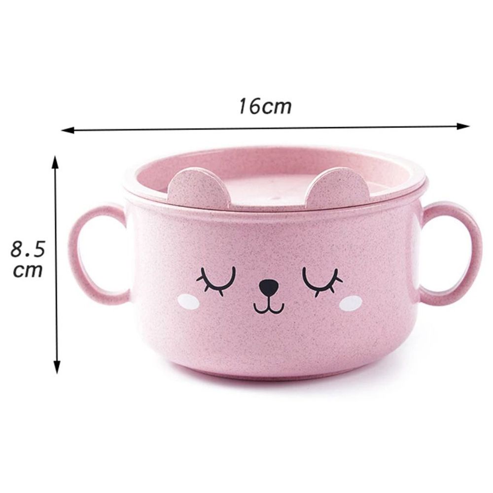 Little Angel - Kids Feeding Bowl w/ Handle - Pink