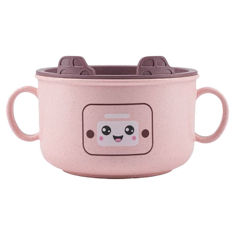 Little Angel - Feeding Bowl w/ Handle - Pink