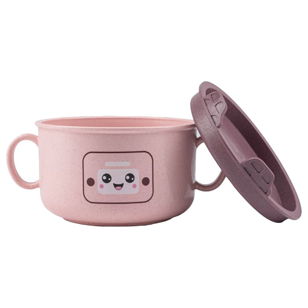 Little Angel - Feeding Bowl w/ Handle - Pink