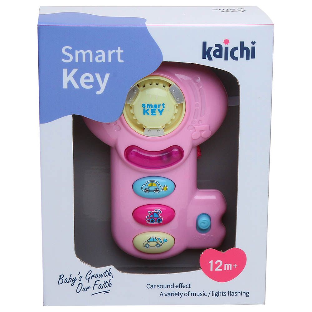 Kaichi - Musical Smart Key Baby Educational Toy - Pink